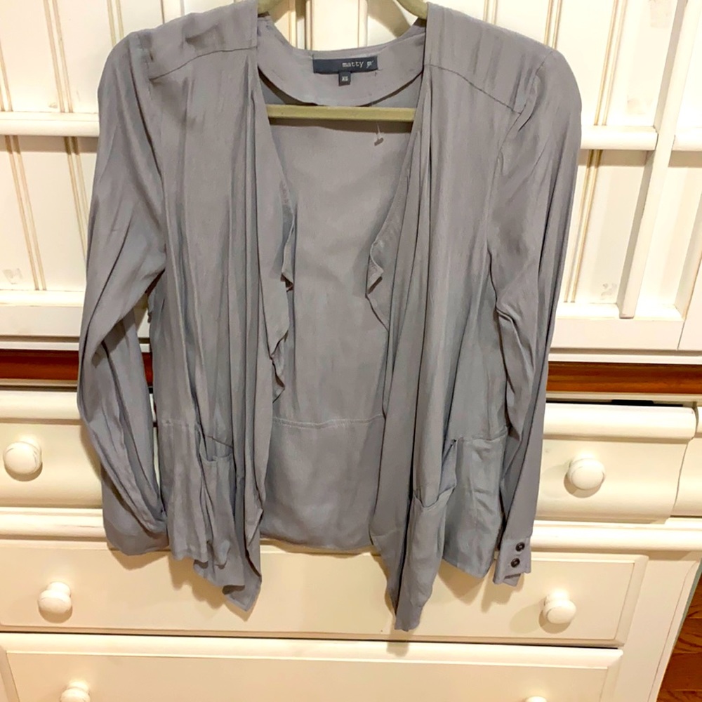 Open blouse